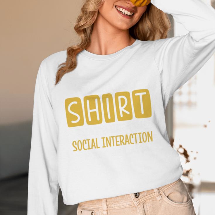 Introvert Quote Motivational For Men Women Kids Unisex Long Sleeve T-Shirt Introvert Quote Motivational For Men Women Kids Unisex Long Sleeve T-Shirt
