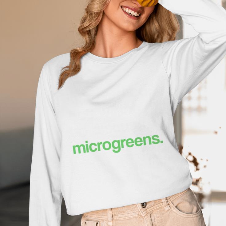 Introvert But Willing To Discuss Microgreens Urban Farming Unisex Long Sleeve T-Shirt