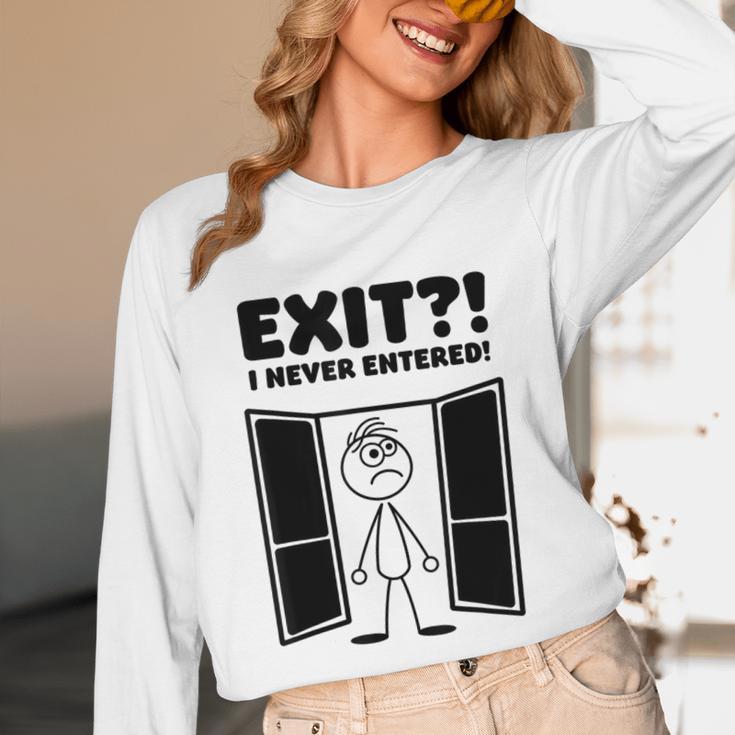 Irony Sarcasm Introvert Dry Humor Cartoon Comic Geek Nerd Unisex Long Sleeve T-Shirt Irony Sarcasm Introvert Dry Humor Cartoon Comic Geek Nerd Unisex Long Sleeve T-Shirt