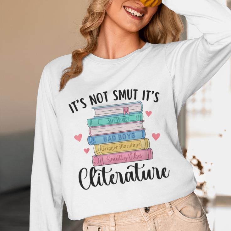It's Not Smut It's Literature Dark Romance Smutt Book Lover Unisex Long Sleeve T-Shirt