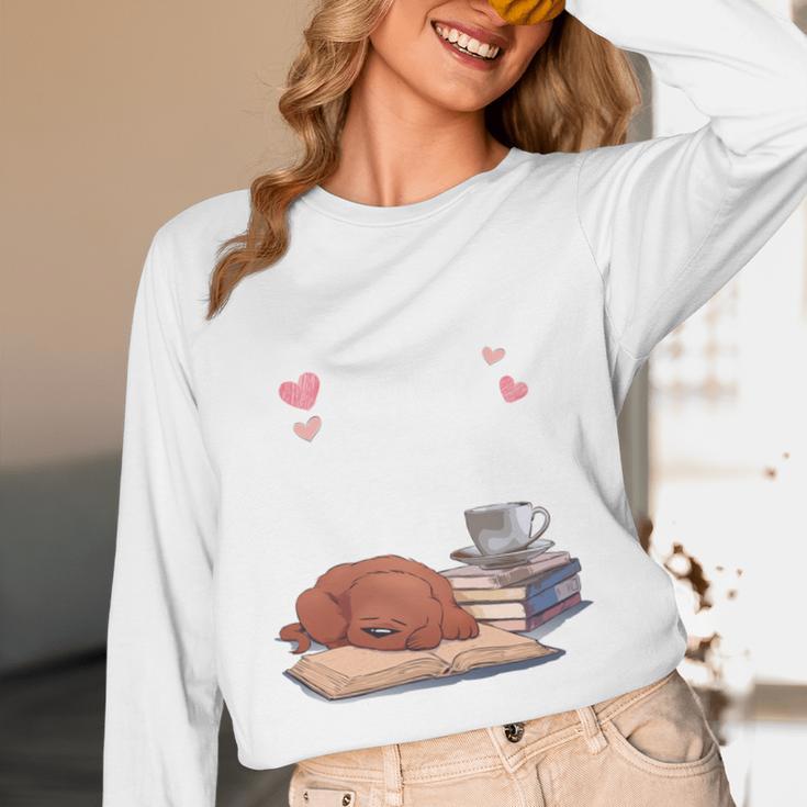 Just a Girl Who Loves Dogs Books Coffee T-Shirt Unisex Long Sleeve T-Shirt Just a Girl Who Loves Dogs Books Coffee T-Shirt Unisex Long Sleeve T-Shirt