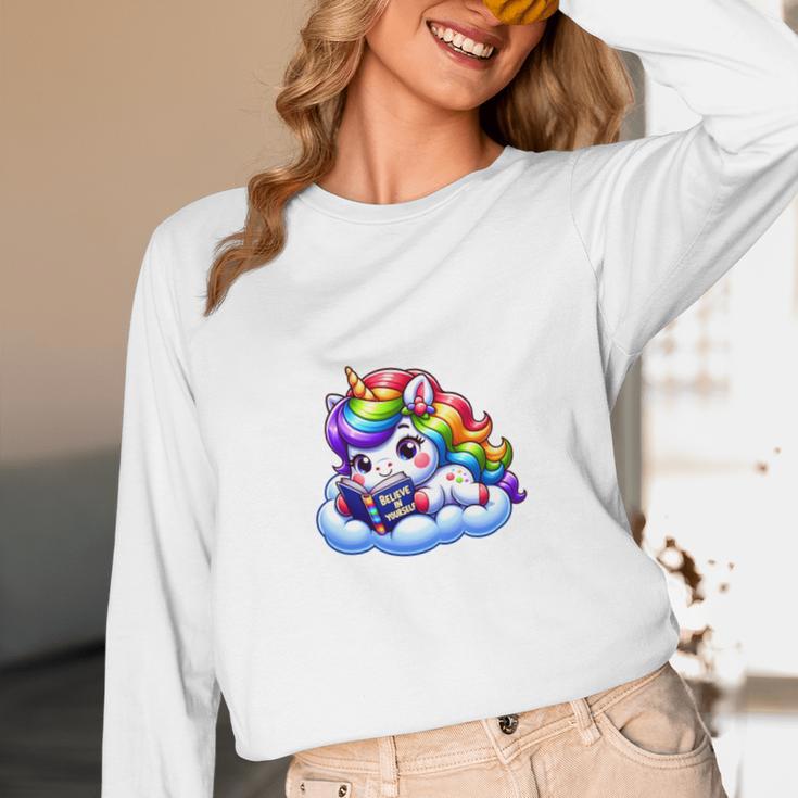 Just One More Chapter Bookish Book Unicorn Reading Book Unisex Long Sleeve T-Shirt Just One More Chapter Bookish Book Unicorn Reading Book Unisex Long Sleeve T-Shirt