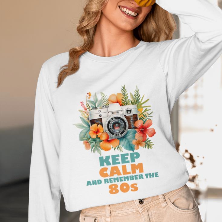 Keep Calm And Remember The 80s Retro Vintage Nostalgia Premium Unisex Long Sleeve T-Shirt Keep Calm And Remember The 80s Retro Vintage Nostalgia Premium Unisex Long Sleeve T-Shirt