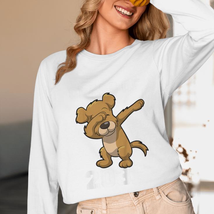 Kids Class Of 2031 Shirt Graduation Dabbing Dog Shirt Unisex Long Sleeve T-Shirt