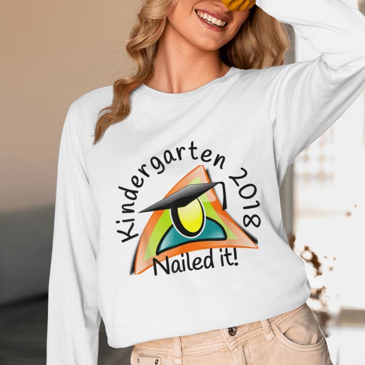 Kids Kindergarten 2018 Nailed It Graduation Unisex Long Sleeve T-Shirt
