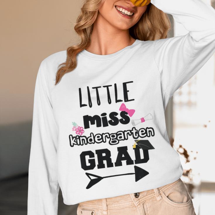 Kids Kindergarten Graduation Shirt Girls Daughter Granddaughter Unisex Long Sleeve T-Shirt