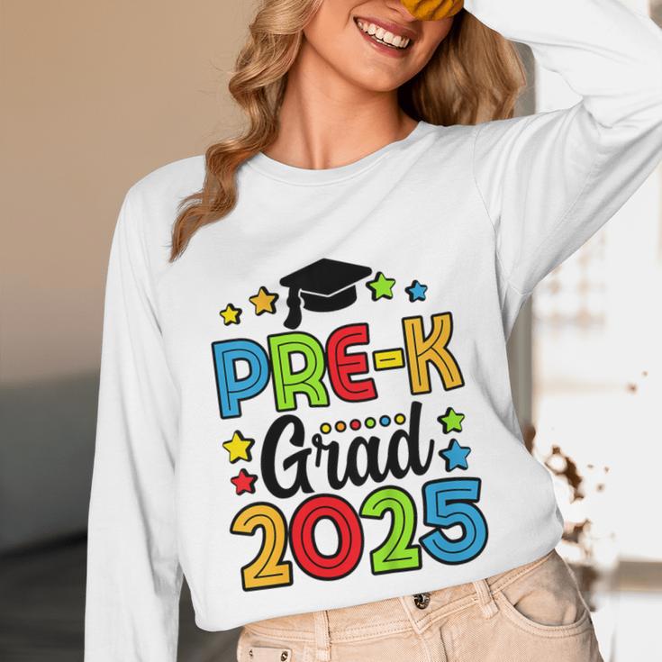 Kids Pre-K Grad 2025 Preschool Prek Graduation Unisex Long Sleeve T-Shirt