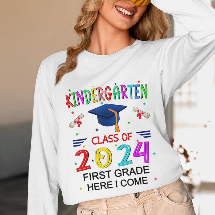 Kindergarten Graduation Class 2024 1st Grade Here I Come Unisex Long Sleeve T-Shirt