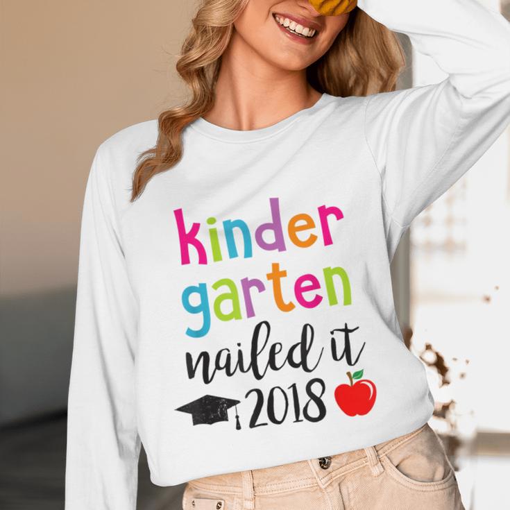 Kindergarten Nailed It 2018 Class Graduation T-Shirt Unisex Long Sleeve T-Shirt