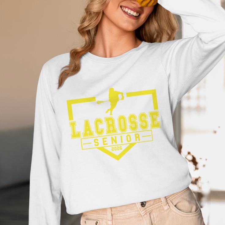 Lacrosse Senior Night Lacrosse Senior 2026 Graduation 20 Unisex Long Sleeve T-Shirt
