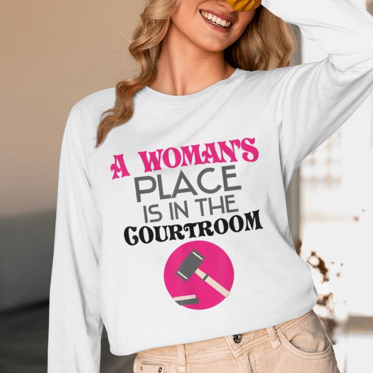 Lawyer Attorney Law School Graduation Female Women Unisex Long Sleeve T-Shirt