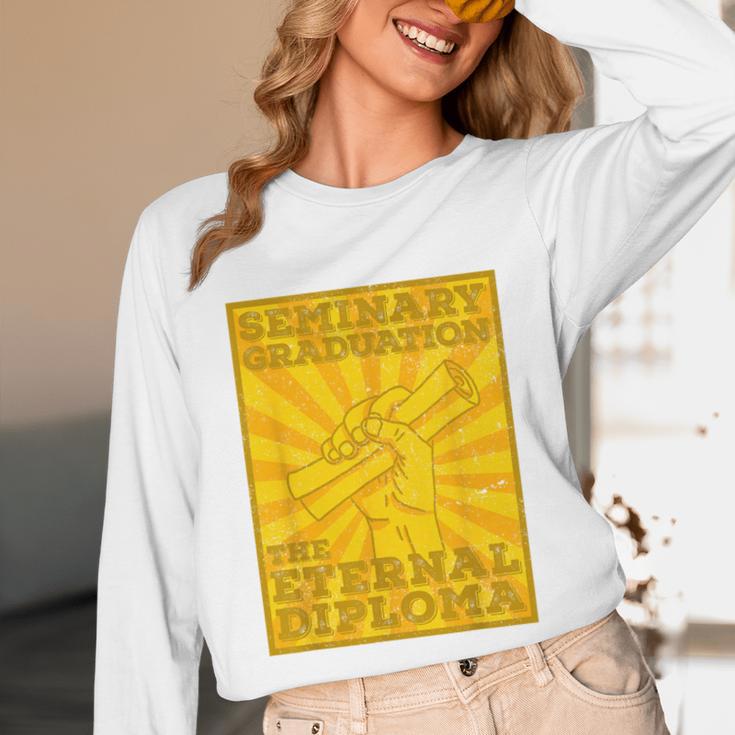 LDS Mormon Seminary Graduation Eternal Diploma Shirt Unisex Long Sleeve T-Shirt