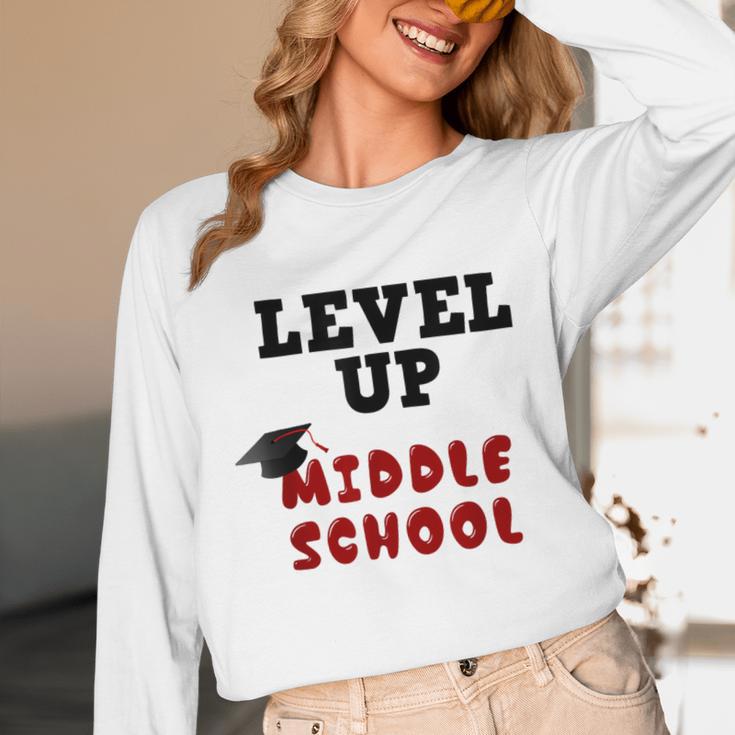 Level Up Middle School 5th Grade Graduation Unisex Long Sleeve T-Shirt