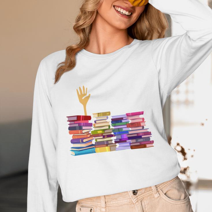 Librarian I'm Okay Book Reader Library Book Unisex Long Sleeve T-Shirt
