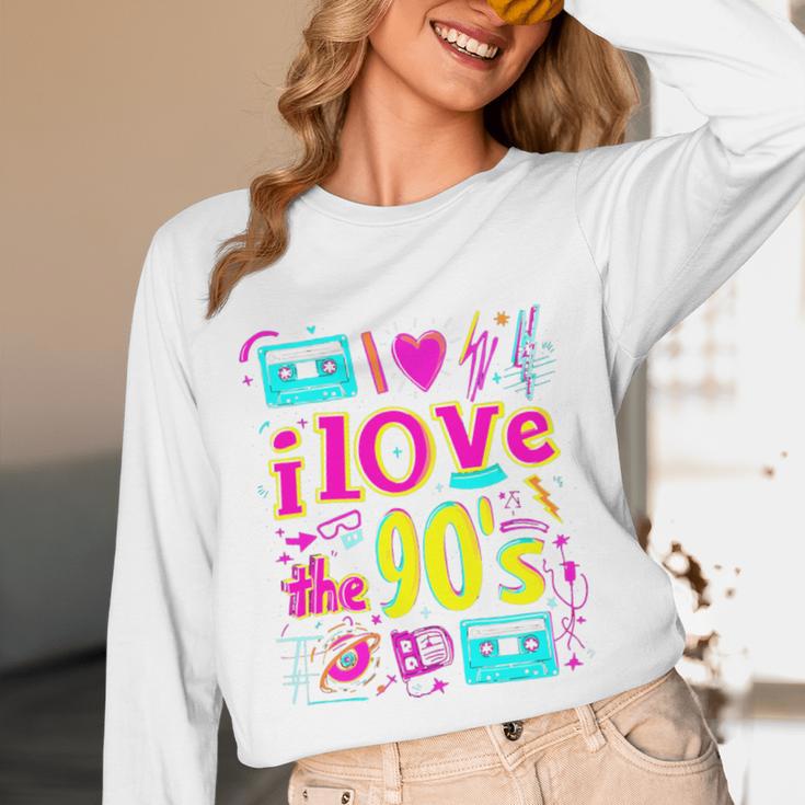 I Love The 90'S 90s Nostalgia Premium Tri-Blend Unisex Long Sleeve T-Shirt I Love The 90'S 90s Nostalgia Premium Tri-Blend Unisex Long Sleeve T-Shirt