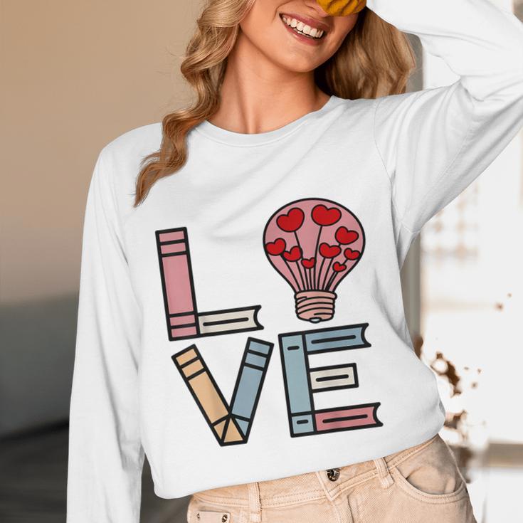 Love Books Reading Unisex Long Sleeve T-Shirt