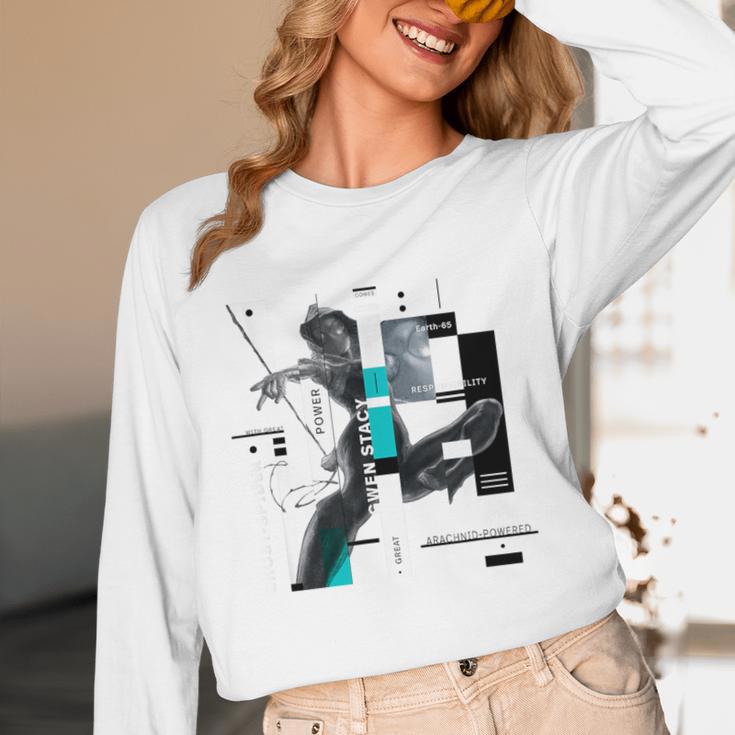 Marvel Spider-Man Gwen Stacy Responsibility Book Covers Unisex Long Sleeve T-Shirt Marvel Spider-Man Gwen Stacy Responsibility Book Covers Unisex Long Sleeve T-Shirt