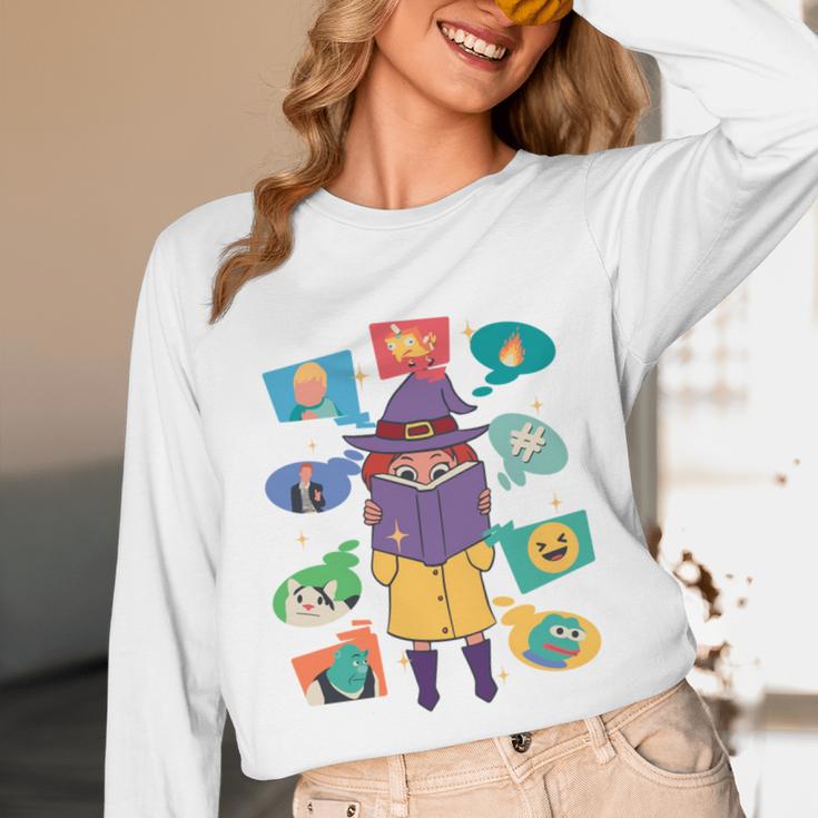 Meme Magic Introvert Anti People Social Media Meme Lovers Unisex Long Sleeve T-Shirt Meme Magic Introvert Anti People Social Media Meme Lovers Unisex Long Sleeve T-Shirt