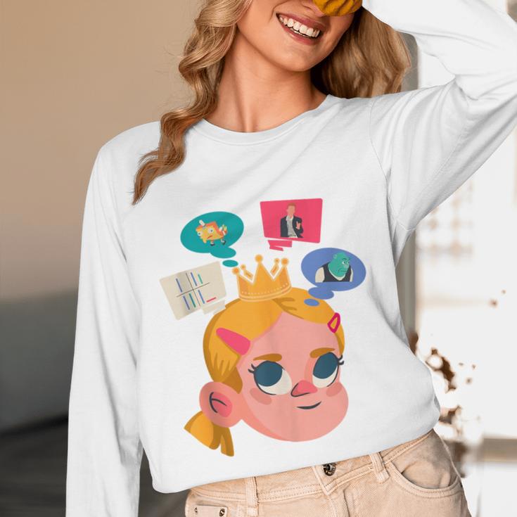 Meme Queen In Silence Introvert Anti People Antisocial Quiet Unisex Long Sleeve T-Shirt