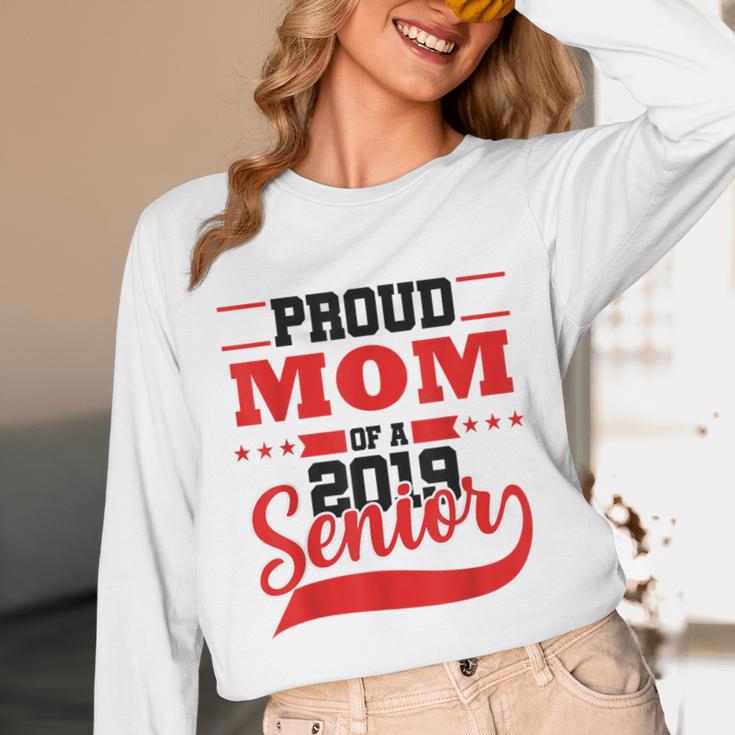 Mom Class Of 2019 Senior Graduation T-Shirt High School Unisex Long Sleeve T-Shirt