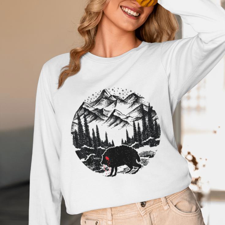 Monster Squonk In Forest Folklore Cryptid Introvert Unisex Long Sleeve T-Shirt Monster Squonk In Forest Folklore Cryptid Introvert Unisex Long Sleeve T-Shirt
