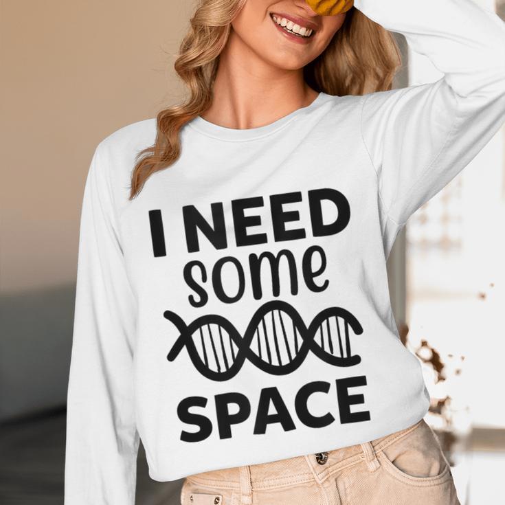 I Need Some Space Introvert Astronaut Science Unisex Long Sleeve T-Shirt