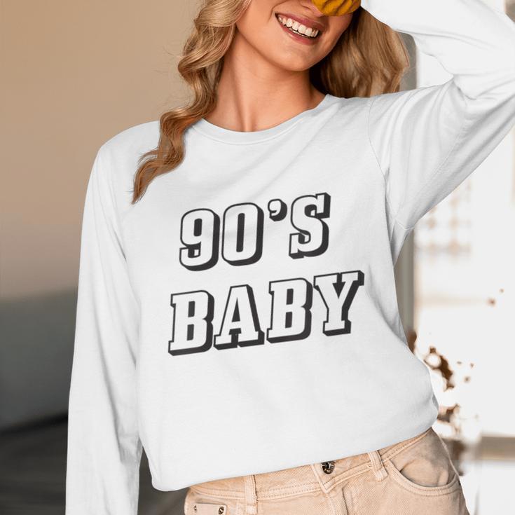 Nineties Era Nostalgia Lover Retro Born 90s Baby Vibes Unisex Long Sleeve T-Shirt Nineties Era Nostalgia Lover Retro Born 90s Baby Vibes Unisex Long Sleeve T-Shirt