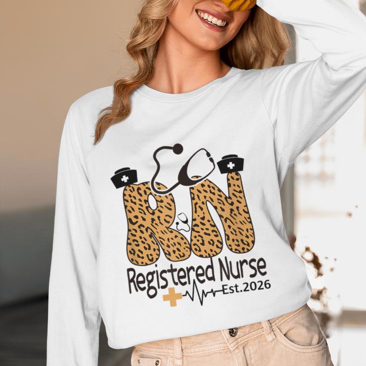 Nurse Est 2026 Graduation Graduate Nursing Student RN LPN Unisex Long Sleeve T-Shirt
