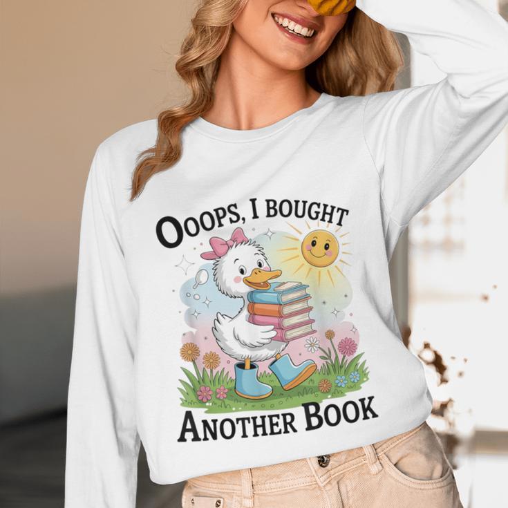 Oops I Bought Another Book Duck Sunshine Unisex Long Sleeve T-Shirt