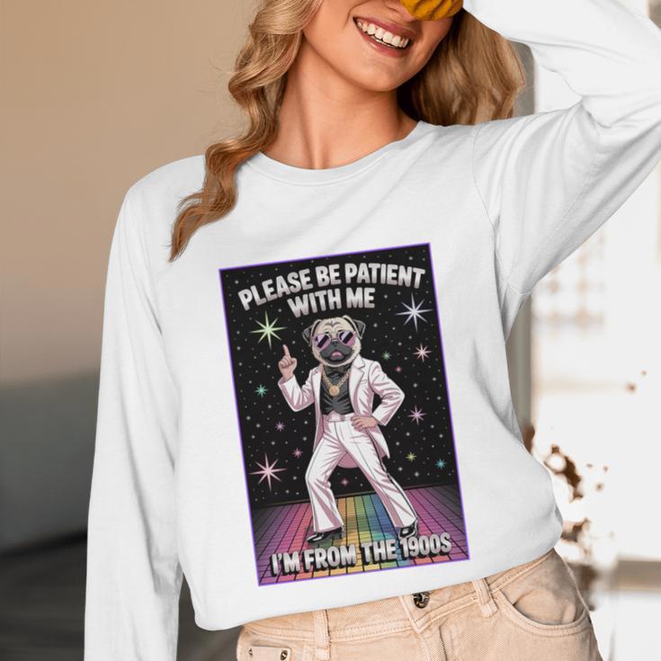 Be Patient With Me I'm From The 1900s Birthday Premium Tri-Blend Unisex Long Sleeve T-Shirt