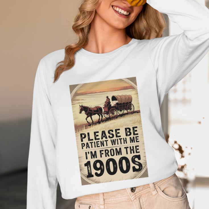 Be Patient With Me I'm From The 1900s Birthday Retirement Premium Tri-Blend Unisex Long Sleeve T-Shirt Be Patient With Me I'm From The 1900s Birthday Retirement Premium Tri-Blend Unisex Long Sleeve T-Shirt