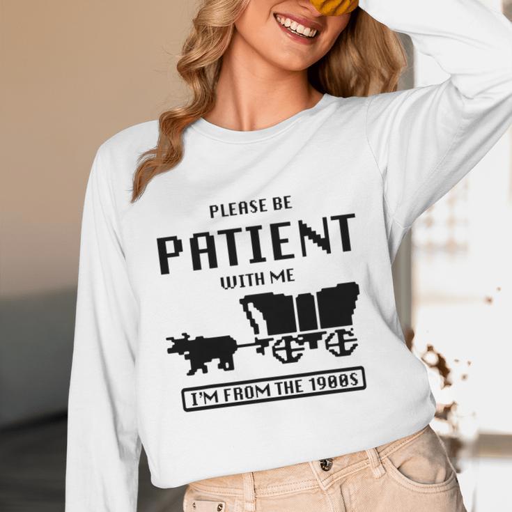 Be Patient With Me I'm From The 1900s Premium Tri-Blend Unisex Long Sleeve T-Shirt Be Patient With Me I'm From The 1900s Premium Tri-Blend Unisex Long Sleeve T-Shirt