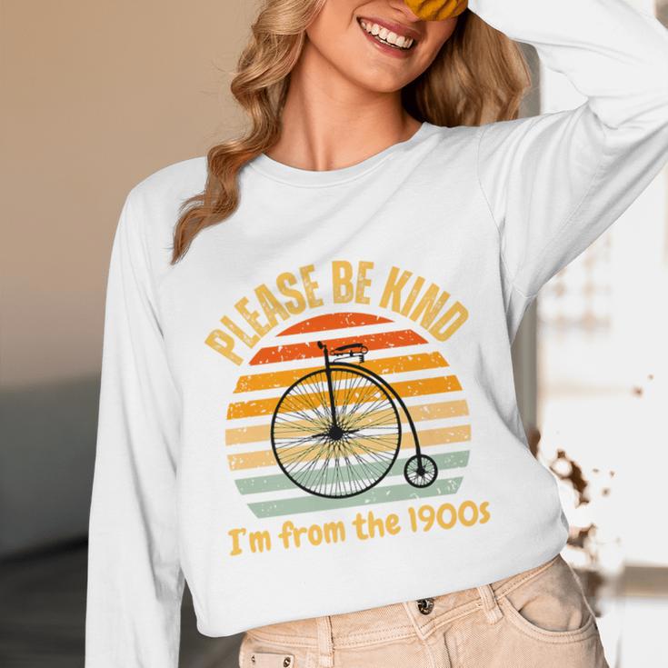 Please Be Kind I'm From The 1900s Penny Farthing Premium Unisex Long Sleeve T-Shirt Please Be Kind I'm From The 1900s Penny Farthing Premium Unisex Long Sleeve T-Shirt
