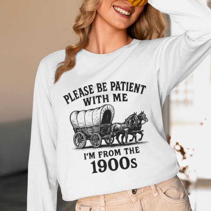 Please Be Patient With Me I'm From The 1900s Boomer Premium Tri-Blend Unisex Long Sleeve T-Shirt Please Be Patient With Me I'm From The 1900s Boomer Premium Tri-Blend Unisex Long Sleeve T-Shirt