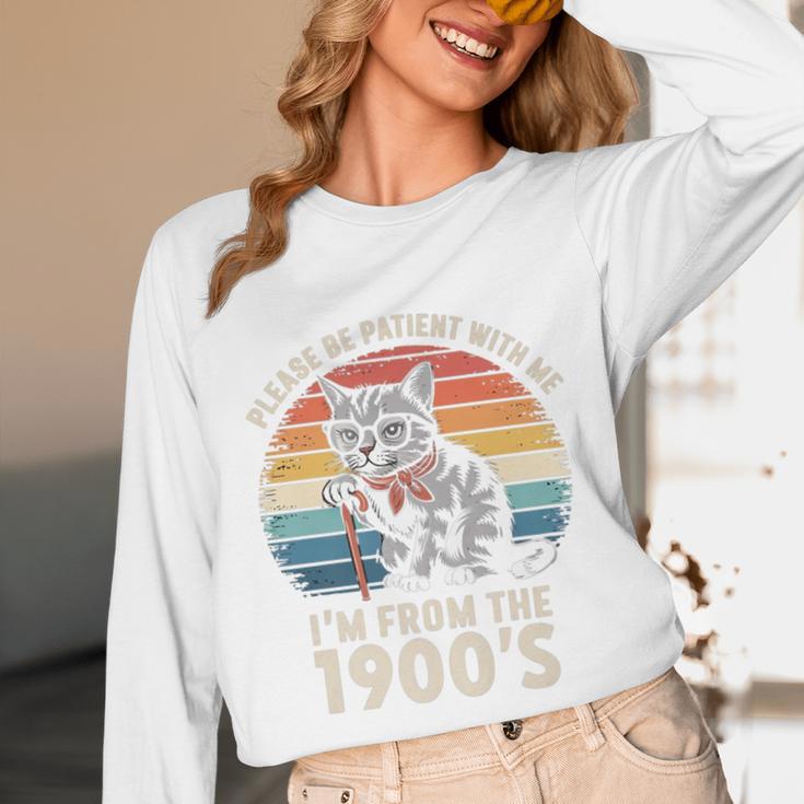Please Be Patient With Me I'm From The 1900s Cat Premium Unisex Long Sleeve T-Shirt Please Be Patient With Me I'm From The 1900s Cat Premium Unisex Long Sleeve T-Shirt