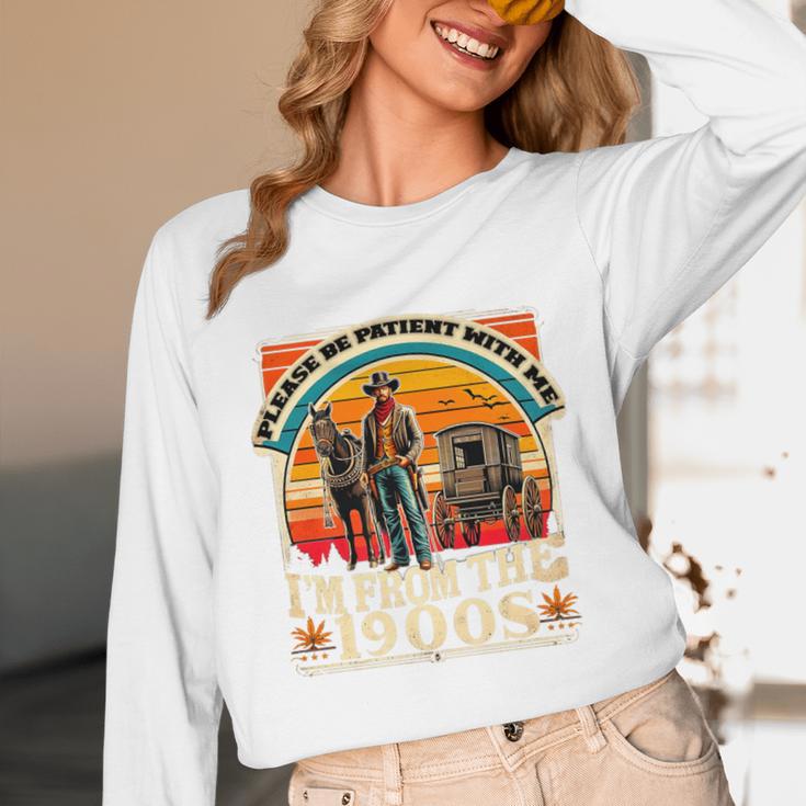 Please Be Patient With Me I'm From The 1900s Cowboy Premium Unisex Long Sleeve T-Shirt Please Be Patient With Me I'm From The 1900s Cowboy Premium Unisex Long Sleeve T-Shirt