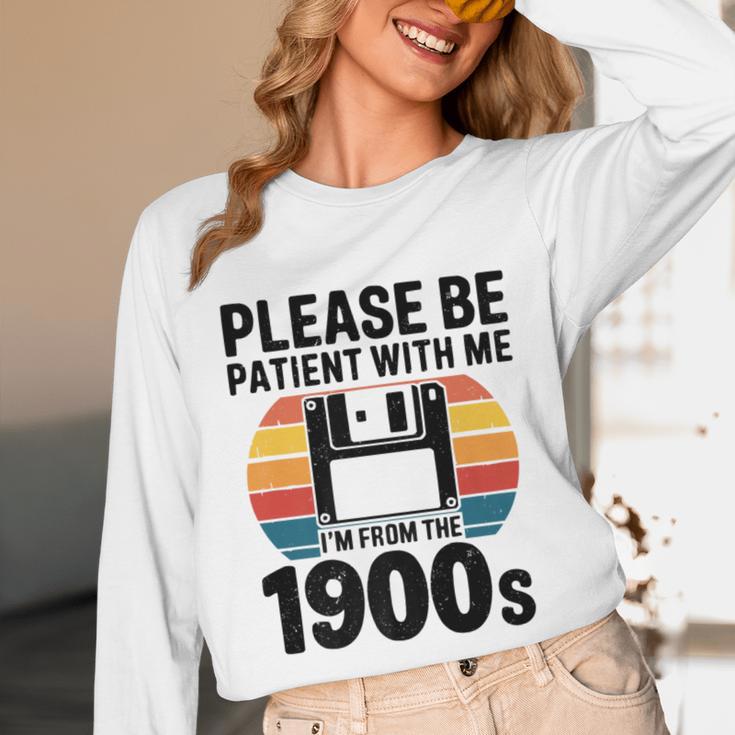 Please Be Patient With Me I'm From The 1900s Floppy Disk Premium Unisex Long Sleeve T-Shirt Please Be Patient With Me I'm From The 1900s Floppy Disk Premium Unisex Long Sleeve T-Shirt