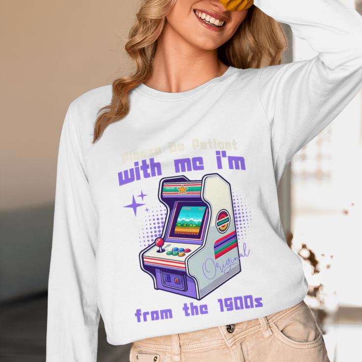 Please Be Patient With Me I'm From The 1900s Gamer Gaming Premium Unisex Long Sleeve T-Shirt Please Be Patient With Me I'm From The 1900s Gamer Gaming Premium Unisex Long Sleeve T-Shirt