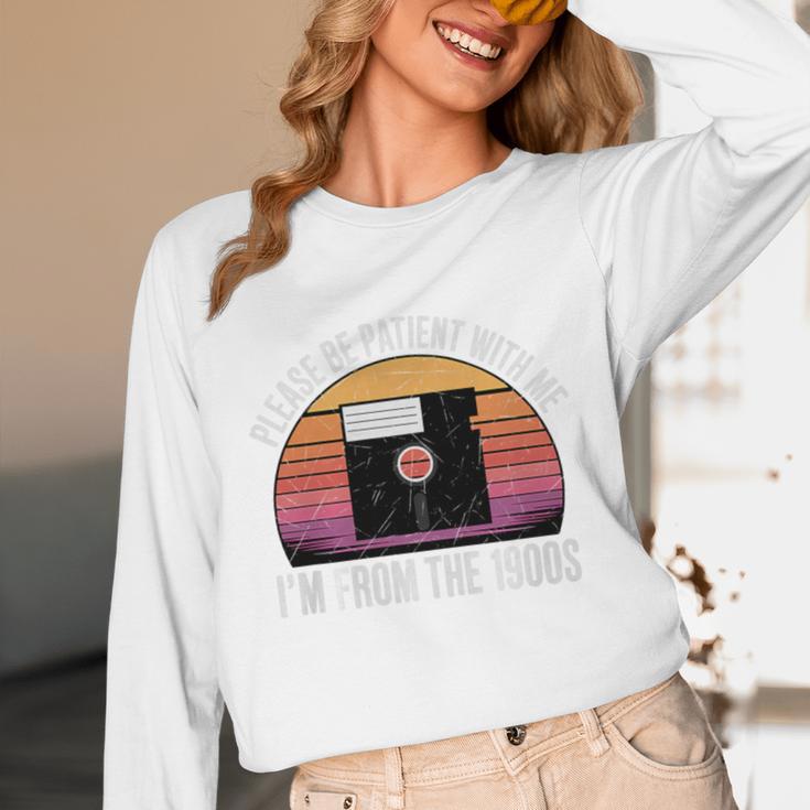 Please Be Patient With Me I'm From The 1900s PC Floppy Disk Premium Tri-Blend Unisex Long Sleeve T-Shirt Please Be Patient With Me I'm From The 1900s PC Floppy Disk Premium Tri-Blend Unisex Long Sleeve T-Shirt