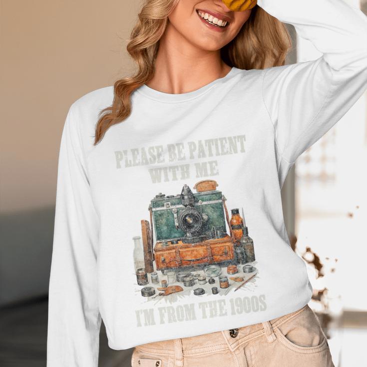 Please Be Patient With Me I'm From The 1900s Photographer Premium Unisex Long Sleeve T-Shirt Please Be Patient With Me I'm From The 1900s Photographer Premium Unisex Long Sleeve T-Shirt