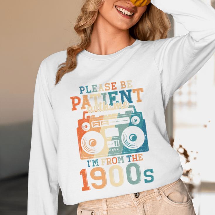 Please Be Patient With Me I'm From The 1900s Retro 90s Dad Premium Unisex Long Sleeve T-Shirt Please Be Patient With Me I'm From The 1900s Retro 90s Dad Premium Unisex Long Sleeve T-Shirt