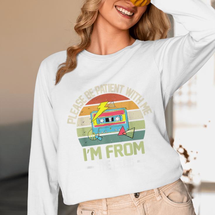Please Be Patient With Me I'm From The 1900s Vintage Cassett Unisex Long Sleeve T-Shirt Please Be Patient With Me I'm From The 1900s Vintage Cassett Unisex Long Sleeve T-Shirt