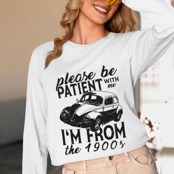 Please Be Patient With Me I'm From The 1900s Vintage Classic Premium Tri-Blend Unisex Long Sleeve T-Shirt