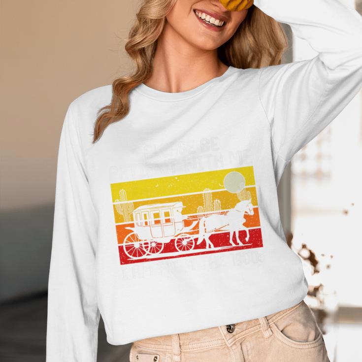 Please Be Patient With Me I'm From The 1900s Vintage Sun Set Premium Unisex Long Sleeve T-Shirt