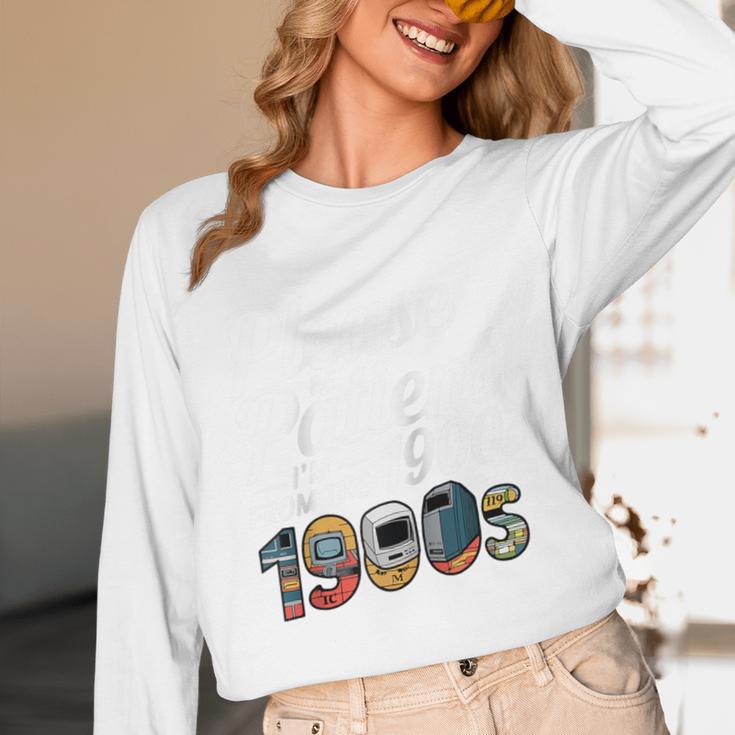 Please Be Patient I'm From The 1900s Vintage Tech Graphic Raglan Baseball Tee Unisex Long Sleeve T-Shirt Please Be Patient I'm From The 1900s Vintage Tech Graphic Raglan Baseball Tee Unisex Long Sleeve T-Shirt