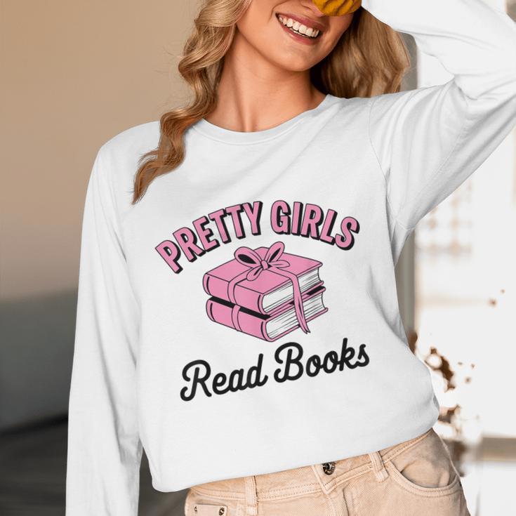 Pretty Girls Read Books Bookworm Book Lover Teacher Unisex Long Sleeve T-Shirt Pretty Girls Read Books Bookworm Book Lover Teacher Unisex Long Sleeve T-Shirt