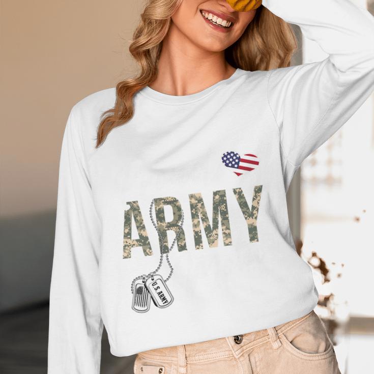 Proud Army Mom Army Graduation Mom US Army Mom Unisex Long Sleeve T-Shirt