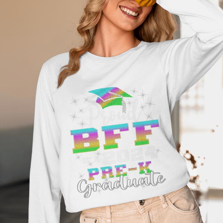 Proud Bff Of PreK School Graduate 2024 Graduation Bff Premium Unisex Long Sleeve T-Shirt
