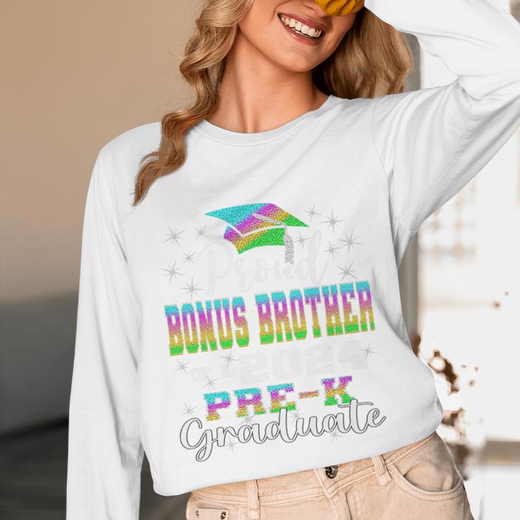 Proud Bonus Brother Of PreK School Graduate 2024 Graduation Premium Unisex Long Sleeve T-Shirt