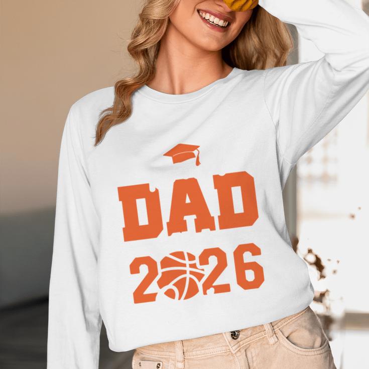 Proud Dad Of A 2026 Senior Basketball Graduation Family Unisex Long Sleeve T-Shirt
